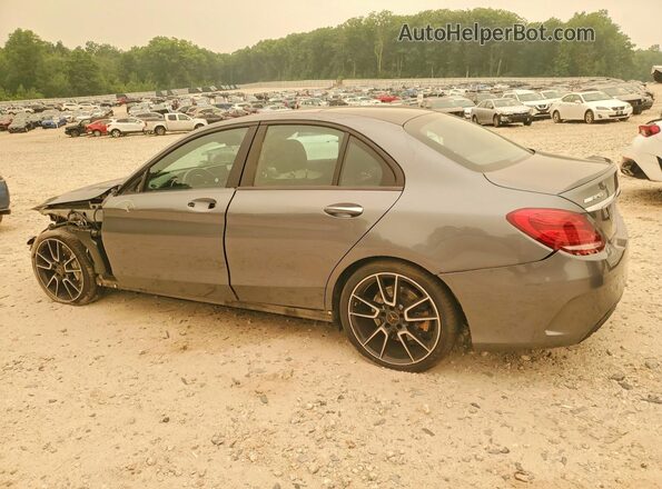 55SWF6EB6JU266923 2018 MERCEDES-BENZ C Серый Задняя левая четверть