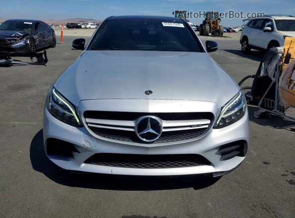 55SWF6EB6KU289989 2019 MERCEDES-BENZ C Silver Вид спереду