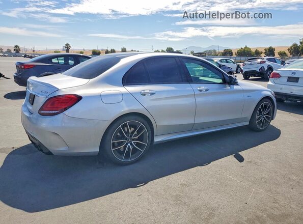 55SWF6EB6KU289989 2019 MERCEDES-BENZ C Silver Задня права чверть