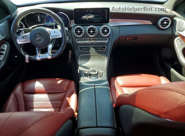 55SWF6EB6KU289989 2019 MERCEDES-BENZ C Silver Вид панелі приладів