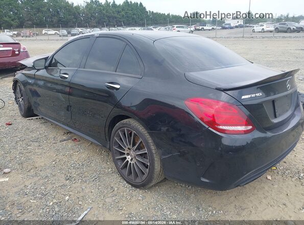 55SWF6EB7HU213173 2017 MERCEDES-BENZ AMG C 43 Black Rear left