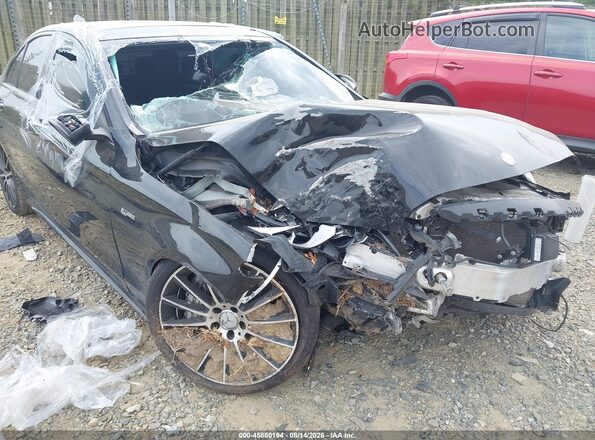 55SWF6EB7HU213173 2017 MERCEDES-BENZ AMG C 43 Black Front view