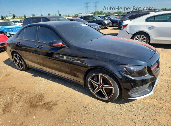 55SWF6EB8GU107071 2016 MERCEDES-BENZ C Black Delantero derecho