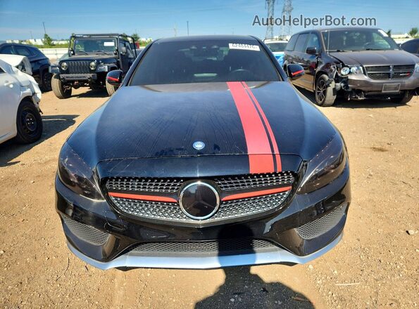55SWF6EB8GU107071 2016 MERCEDES-BENZ C Black Vista frontal