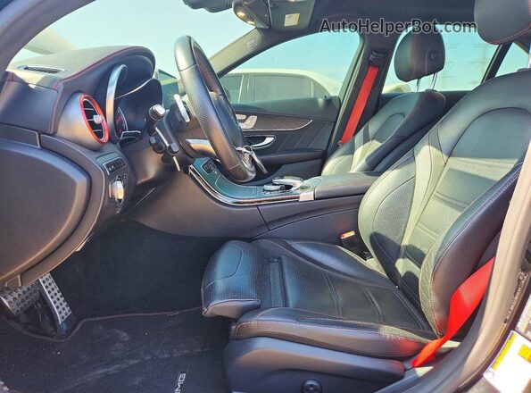 55SWF6EB8GU107071 2016 MERCEDES-BENZ C Black Vista interior delantera