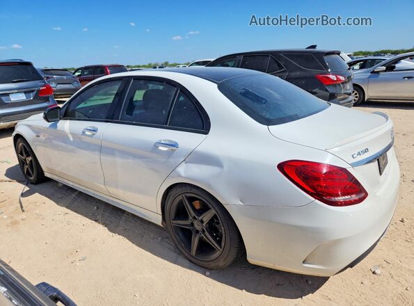 55SWF6EB9GU113946 2016 MERCEDES-BENZ C Белый Задняя левая четверть
