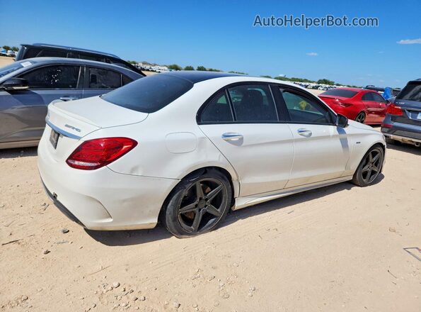 55SWF6EB9GU113946 2016 MERCEDES-BENZ C Белый Задняя правая четверть