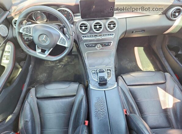 55SWF6EB9GU113946 2016 MERCEDES-BENZ C Белый Вид панели приборов