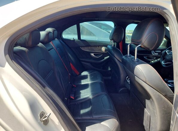 55SWF6EB9GU113946 2016 MERCEDES-BENZ C Белый Вид задних сидений
