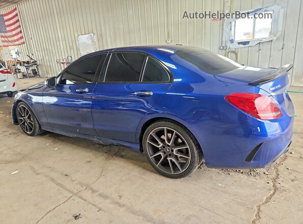55SWF6EB9HU220075 2017 MERCEDES-BENZ C-CLASS Blue Задня ліва чверть