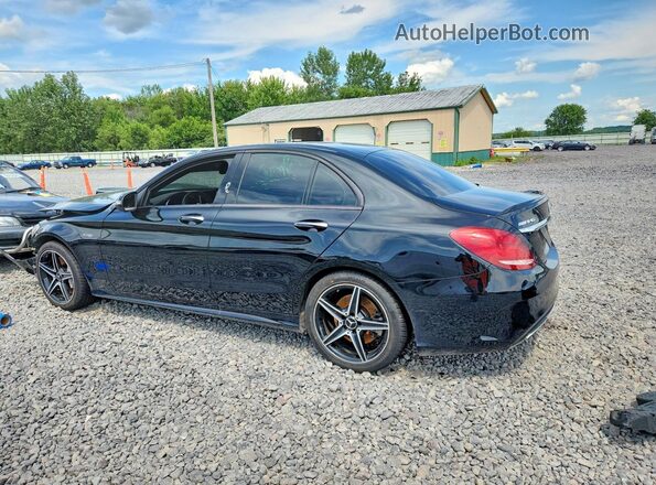 55SWF6EB9JU243152 2018 MERCEDES-BENZ C Black უკანა მარცხენა