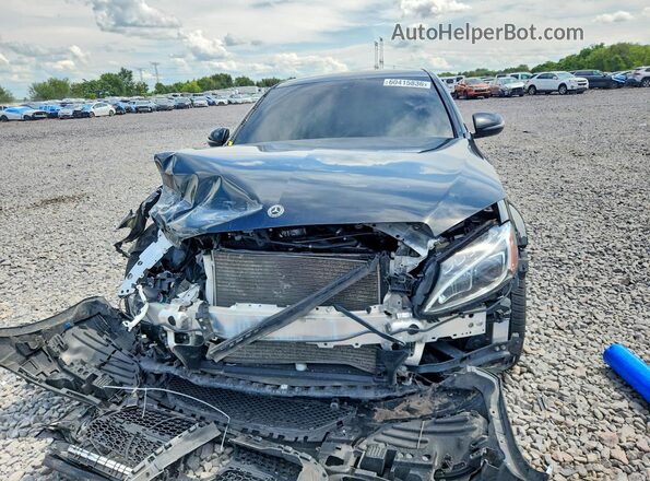 55SWF6EB9JU243152 2018 MERCEDES-BENZ C Black წინა ხედი