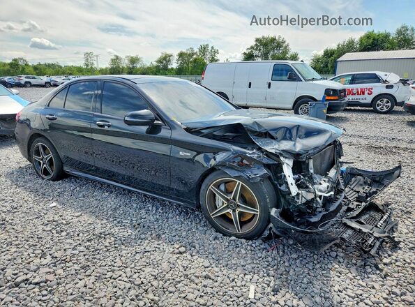55SWF6EB9JU243152 2018 MERCEDES-BENZ C Black წინა მარჯვენა