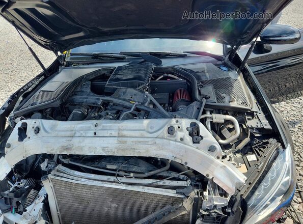 55SWF6EB9JU243152 2018 MERCEDES-BENZ C Black უკანა სალონის ხედი
