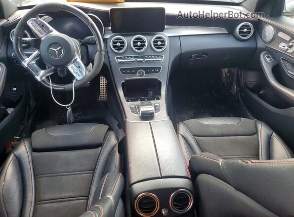 55SWF6EB9LU330259 2020 MERCEDES-BENZ C Black Առջևի վահանակի տեսք