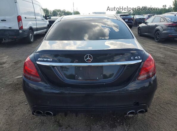 55SWF6EB9LU330259 2020 MERCEDES-BENZ C Black Հետևի տեսք