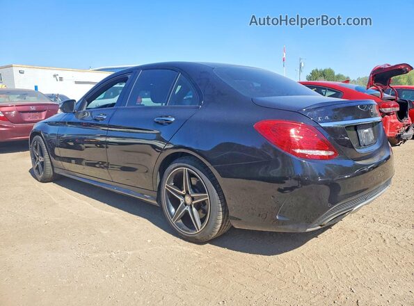 55SWF6EBXGU105550 2016 MERCEDES-BENZ C Black Задня ліва чверть