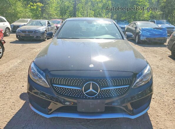 55SWF6EBXGU105550 2016 MERCEDES-BENZ C Black Вид спереду
