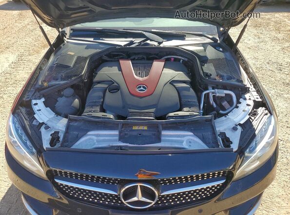 55SWF6EBXGU105550 2016 MERCEDES-BENZ C Black Вид задньої частини салону