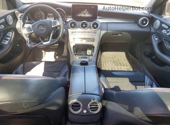 55SWF6EBXGU105550 2016 MERCEDES-BENZ C Black Вид панелі приладів