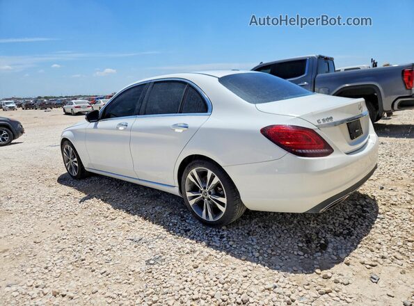 55SWF8DB0KU285014 2019 MERCEDES-BENZ C White Rear left