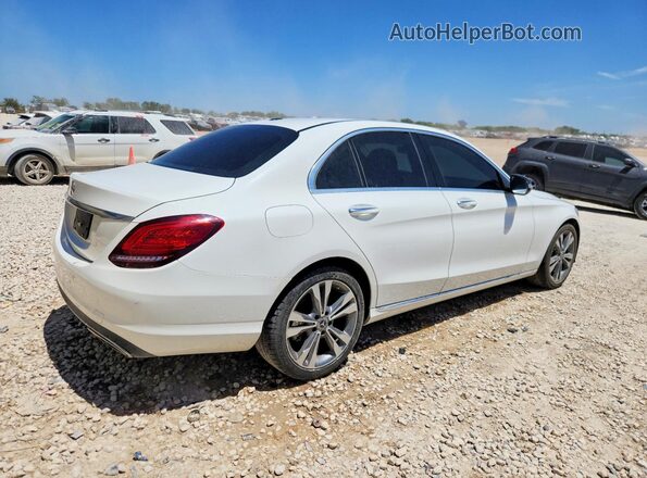 55SWF8DB0KU285014 2019 MERCEDES-BENZ C White Rear right