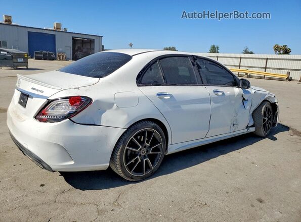55SWF8DB0LU324363 2020 MERCEDES-BENZ C White Задня права чверть