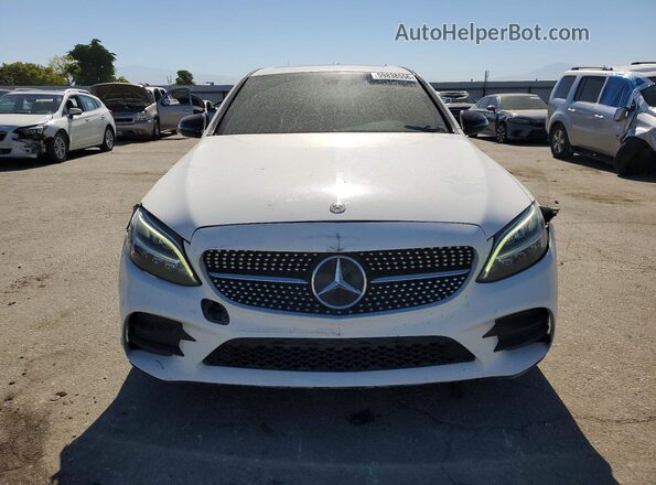 55SWF8DB0LU324363 2020 MERCEDES-BENZ C White Вид спереду