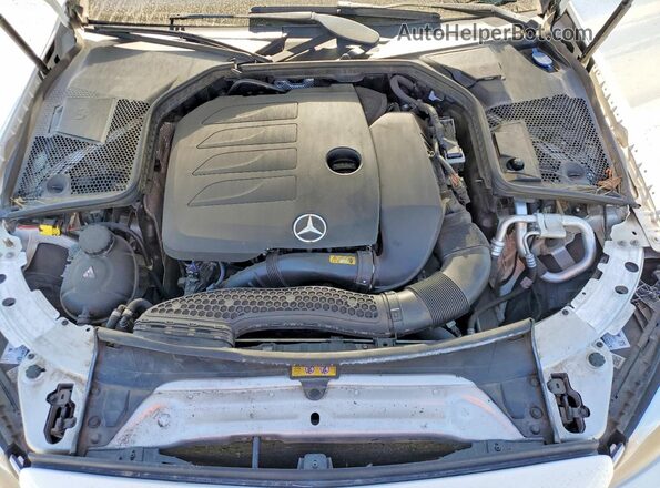 55SWF8DB0LU324363 2020 MERCEDES-BENZ C White Вид задньої частини салону