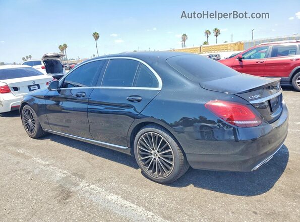 55SWF8DB2KU304095 2019 MERCEDES-BENZ C Черный Задняя левая четверть