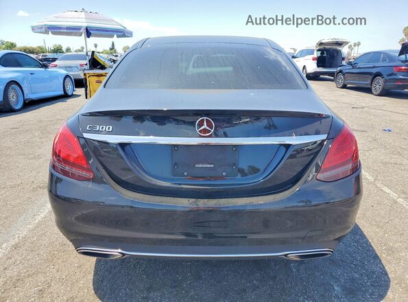 55SWF8DB2KU304095 2019 MERCEDES-BENZ C Черный Вид сзади
