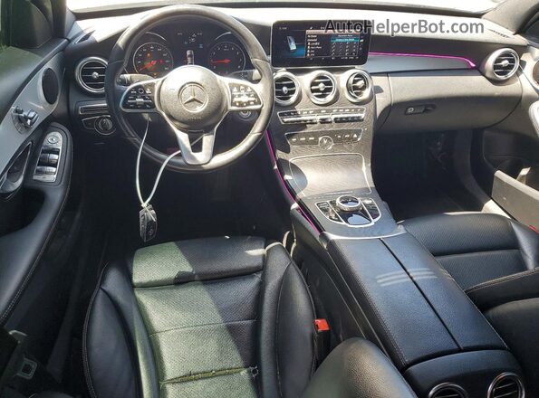 55SWF8DB2KU304095 2019 MERCEDES-BENZ C Черный Вид панели приборов