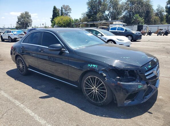 55SWF8DB2KU304095 2019 MERCEDES-BENZ C Черный Передняя правая четверть