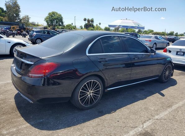 55SWF8DB2KU304095 2019 MERCEDES-BENZ C Черный Задняя правая четверть
