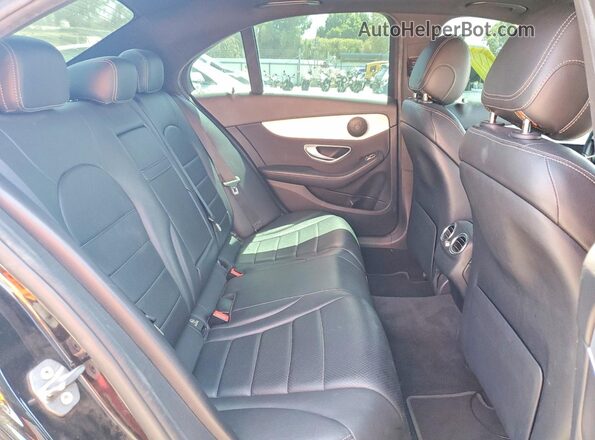 55SWF8DB2KU304095 2019 MERCEDES-BENZ C Черный Вид задних сидений