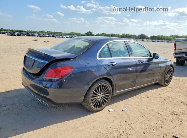 55SWF8DB2LU326065 2020 MERCEDES-BENZ C Blue Rear right