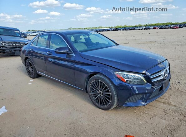 55SWF8DB2LU326065 2020 MERCEDES-BENZ C Blue Front right