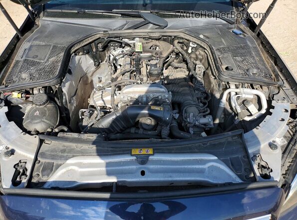 55SWF8DB2LU326065 2020 MERCEDES-BENZ C Blue Rear interior view
