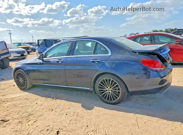 55SWF8DB2LU326065 2020 MERCEDES-BENZ C Blue Rear left