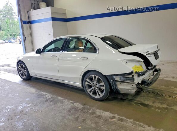 55SWF8DB3KU297352 2019 MERCEDES-BENZ C White Tył lewy