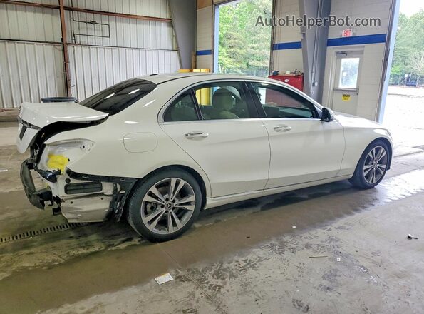 55SWF8DB3KU297352 2019 MERCEDES-BENZ C White Tył prawy