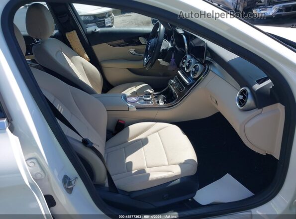 55SWF8DB3KU322704 2019 MERCEDES-BENZ C-CLASS Красный Вид салона спереди