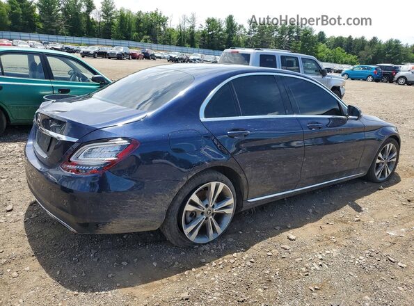 55SWF8DB4KU291012 2019 MERCEDES-BENZ C Blue Tył prawy