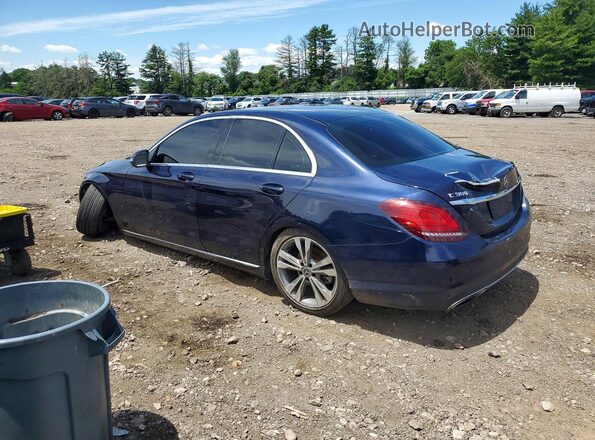 55SWF8DB4KU291012 2019 MERCEDES-BENZ C Blue Tył lewy