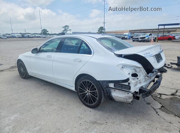 55SWF8DB4KU310383 2019 MERCEDES-BENZ C White Rear left