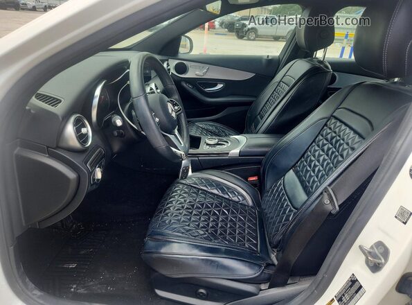 55SWF8DB4KU310383 2019 MERCEDES-BENZ C White Front interior view