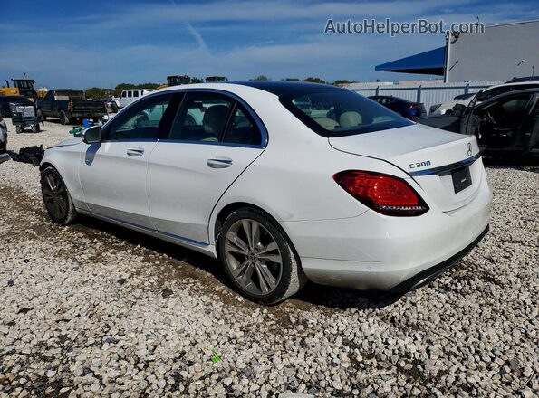 55SWF8DB4LU324155 2020 MERCEDES-BENZ C Белый Задняя левая четверть