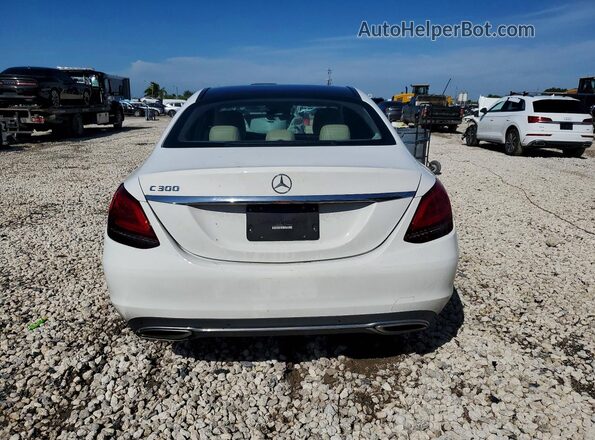 55SWF8DB4LU324155 2020 MERCEDES-BENZ C Белый Вид сзади