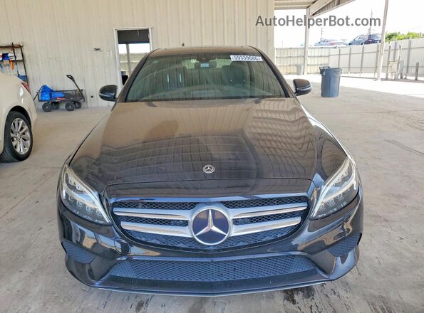 55SWF8DB5KU320405 2019 MERCEDES-BENZ C Black Front view