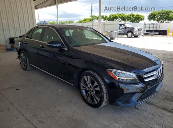 55SWF8DB5KU320405 2019 MERCEDES-BENZ C Black Front right